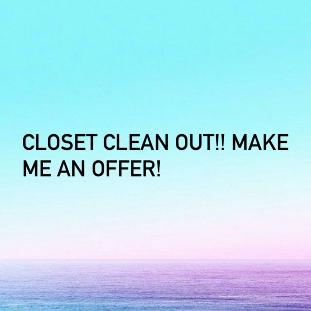 SALE!! On all items! Make me an offer!!